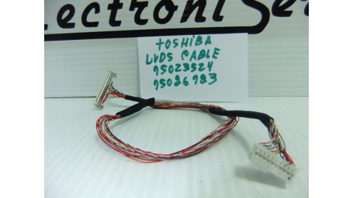 Toshiba tv 32DT2U1  cable LVDS 75023524 .